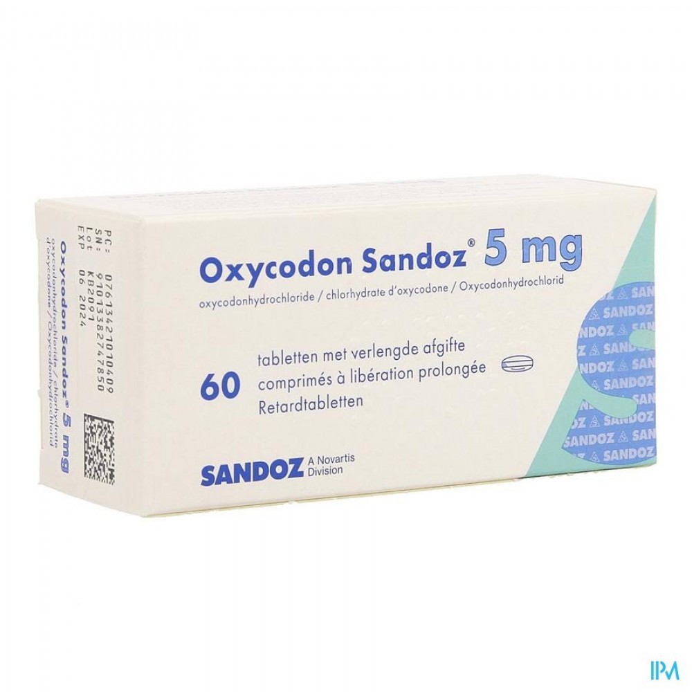 oxycodon 5, 10 mg kopen kruidvat